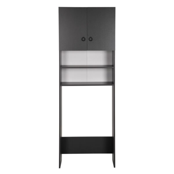 ΕΠΙΠΛΟ ΠΛΥΝΤΗΡΙΟΥ ΜΕ ΡΑΦΙΑ ΚΑΙ ΝΤΟΥΛΑΠΙ TERRY ΓΚΡΙ ΜΕΛΑΜΙΝΗ HM9122.13 64Χ29Χ181Υεκ. - Image 4