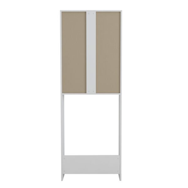 ΕΠΙΠΛΟ ΠΛΥΝΤΗΡΙΟΥ ΜΕ ΡΑΦΙΑ ΚΑΙ ΝΤΟΥΛΑΠΙ TERRY ΛΕΥΚΟ ΜΕΛΑΜΙΝΗ 64Χ27Χ180Υεκ.HM9122.11 - Image 5