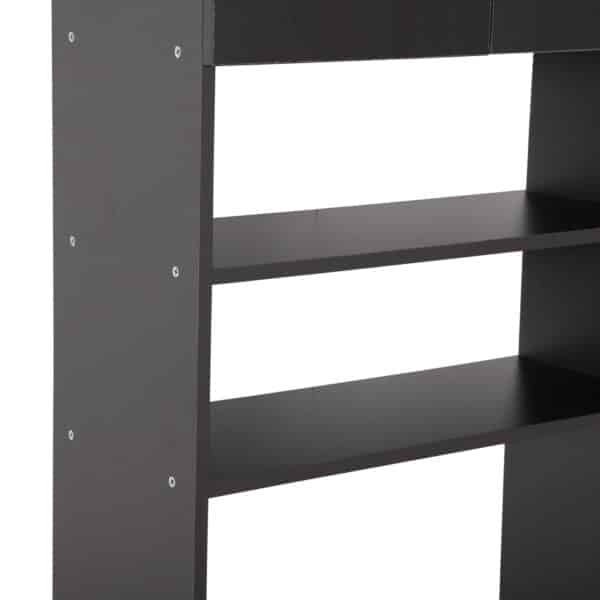 ΕΠΙΠΛΟ ΠΛΥΝΤΗΡΙΟΥ ΜΕ ΡΑΦΙΑ ΚΑΙ ΝΤΟΥΛΑΠΙ TERRY ΓΚΡΙ ΜΕΛΑΜΙΝΗ HM9122.13 64Χ29Χ181Υεκ. - Image 8