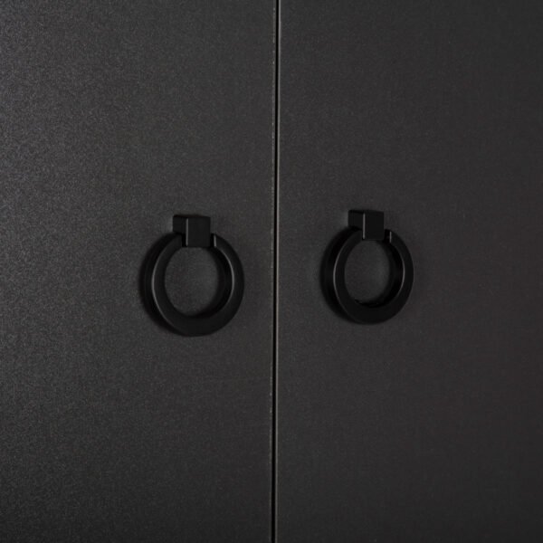 ΕΠΙΠΛΟ ΠΛΥΝΤΗΡΙΟΥ ΜΕ ΡΑΦΙΑ ΚΑΙ ΝΤΟΥΛΑΠΙ TERRY ΓΚΡΙ ΜΕΛΑΜΙΝΗ HM9122.13 64Χ29Χ181Υεκ. - Image 9