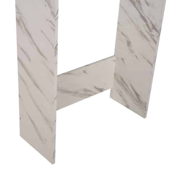 ΕΠΙΠΛΟ ΠΛΥΝΤΗΡΙΟΥ ΜΕ ΡΑΦΙΑ&ΝΤΟΥΛΑΠΙ TERRY ΛΕΥΚΟ ΜΑΡΜΑΡΟ ΕΦΕ HM9122.12 64Χ29Χ181Υεκ. - Image 7