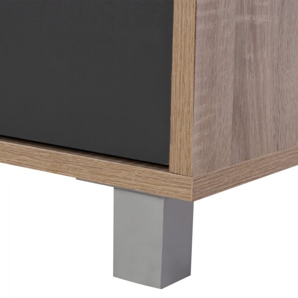 ΕΠΙΠΛΟ ΤΗΛΕΟΡΑΣΗΣ DANNA ΜΕΛΑΜΙΝΗΣ HM2202.04 SONAMA-ΓΚΡΙ 120x40x55 εκ. - Image 7