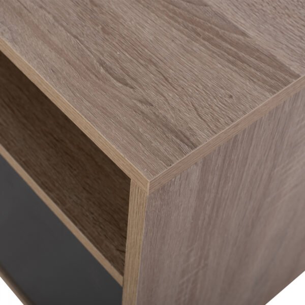 ΕΠΙΠΛΟ ΤΗΛΕΟΡΑΣΗΣ DANNA ΜΕΛΑΜΙΝΗΣ HM2202.04 SONAMA-ΓΚΡΙ 120x40x55 εκ. - Image 8