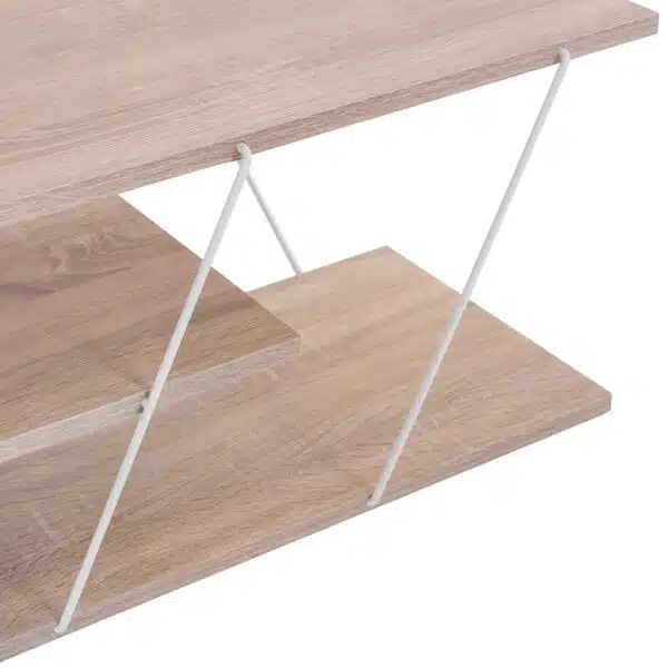 ΕΠΙΠΛΟ ΤΗΛΕΟΡΑΣΗΣ HM8922.14 TARS ΜΕΛΑΜΙΝΗ SONAMA ΛΕΥΚΟ 120x32x33Υεκ. - Image 5