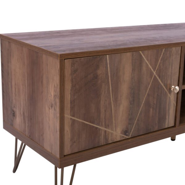 ΕΠΙΠΛΟ TV KAITLYN HM8652 ΚΑΡΥΔΙ ΜΕ ΧΡΥΣΟ 150x39,5x51,5Y εκ. - Image 5