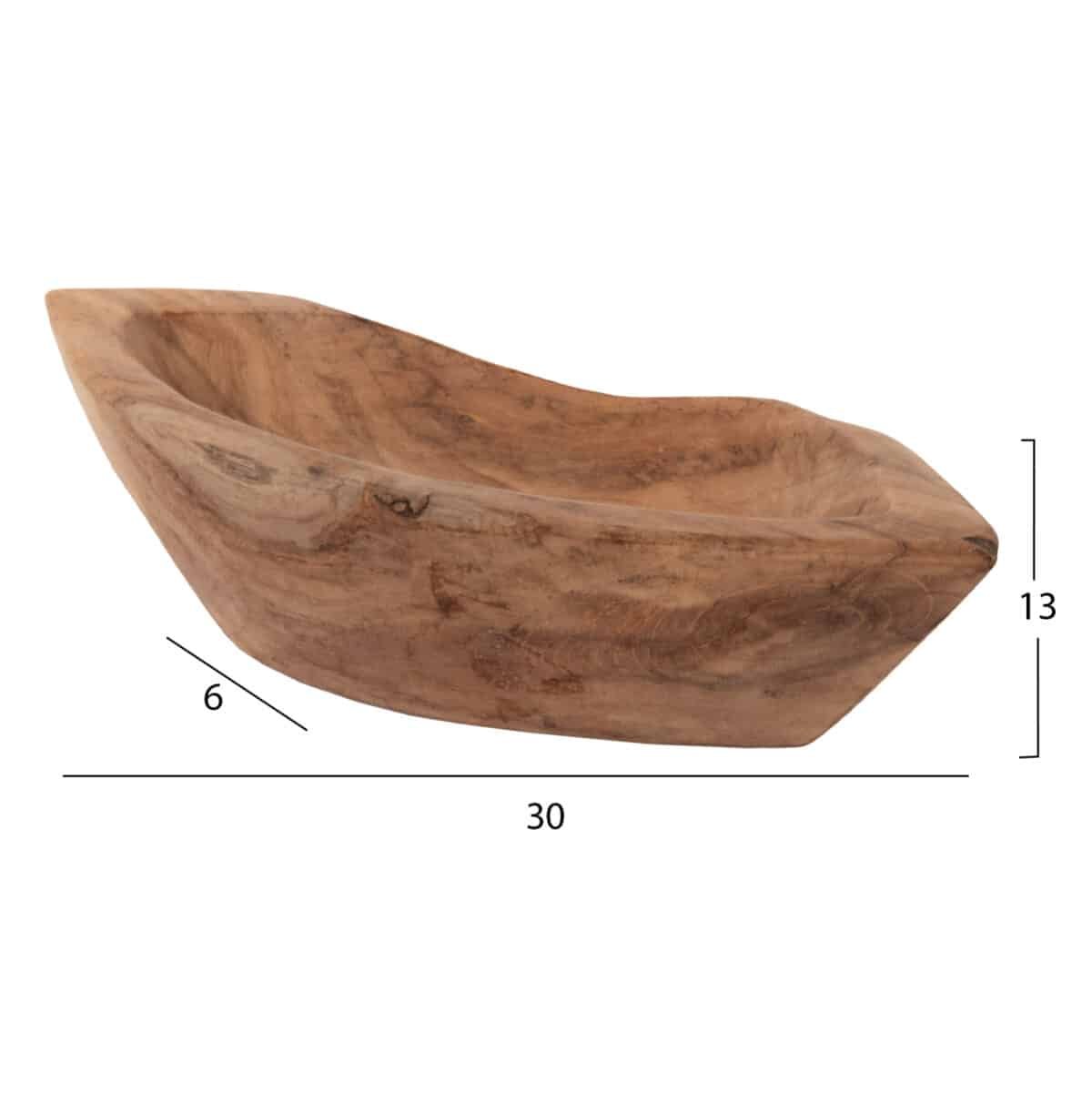 ΕΠΙΤΡΑΠΕΖΙΟ ΔΙΑΚΟΣΜΗΤΙΚΟ ΔΟΧΕΙΟ YOKI HM9632 ΞΥΛΟ ΤΕΑΚ 30x6x13Υεκ. - Image 2