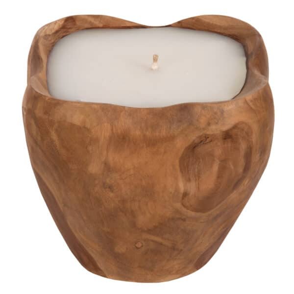 ΕΠΙΤΡΑΠΕΖΙΟ ΔΙΑΚΟΣΜΗΤΙΚΟ ΚΕΡΙ HM9625 ΡΙΖΑ ΤΕΑΚ ΜΕ ΠΑΡΑΦΙΝΗ-ΦΥΣΙΚΟ ΛΕΥΚΟ 20x20x18Υεκ. - Image 3