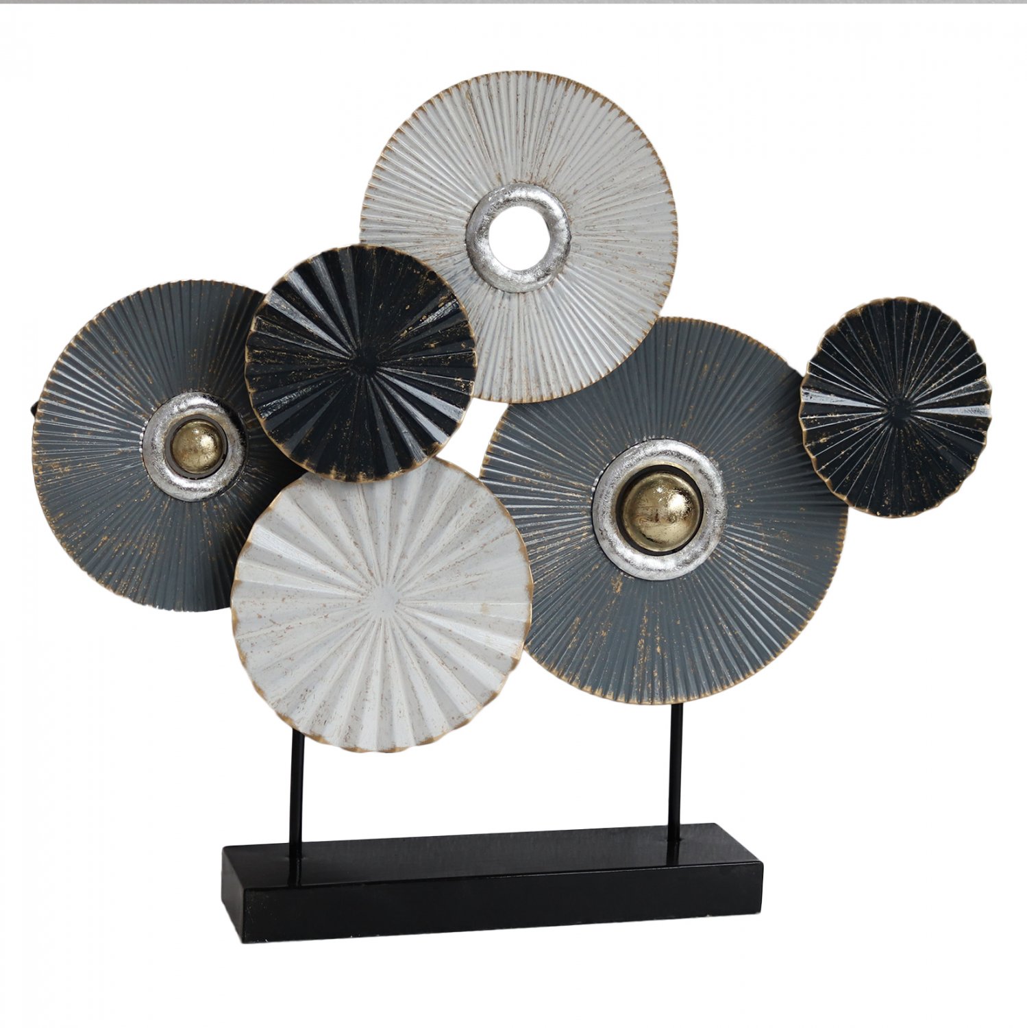 ΕΠΙΤΡΑΠΕΖΙΟ ΜΕΤΑΛΛΙΚΟ ΔΙΑΚΟΣΜΗΤΙΚΟ HM7171 ΓΚΡΙ ΛΕΥΚΟ 65x9x54 ΕΠΙΤΡΑΠΕΖΙΟ ΜΕΤΑΛΛΙΚΟ ΔΙΑΚΟΣΜΗΤΙΚΟ HM7171 ΓΚΡΙ ΛΕΥΚΟ 65x9x54