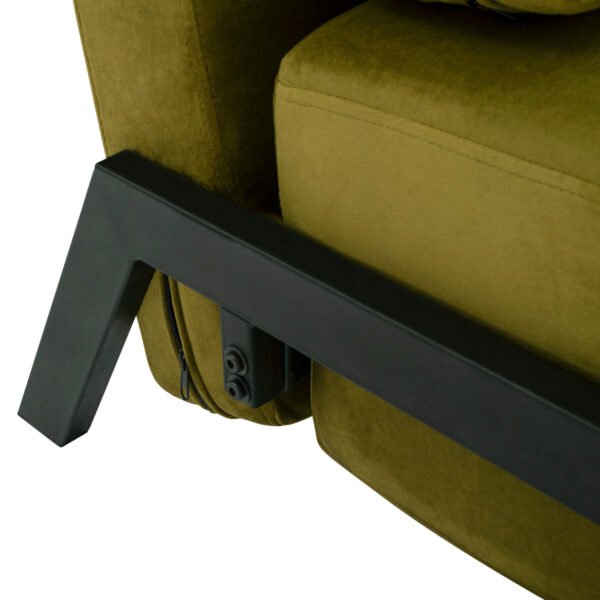 HM3078.13 ΠΟΛΥΘΡΟΝΑ ΚΡΕΒΑΤΙ, ΒΕΛΟΥΔΟ ΛΑΔΙ  95x92x66Υ εκ. - Image 10