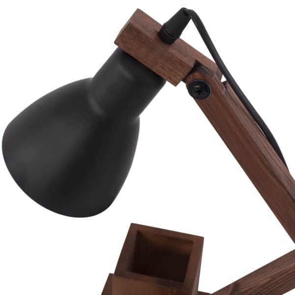 ΦΩΤΙΣΤΙΚΟ ΓΡΑΦΕΙΟΥ ΞΥΛΙΝΟ ΚΑΡΥΔΙ ΜΕ ΜΑΥΡΟ ΚΑΠΕΛΟ 23x35x50Υεκ.HM7702.01 - Image 5