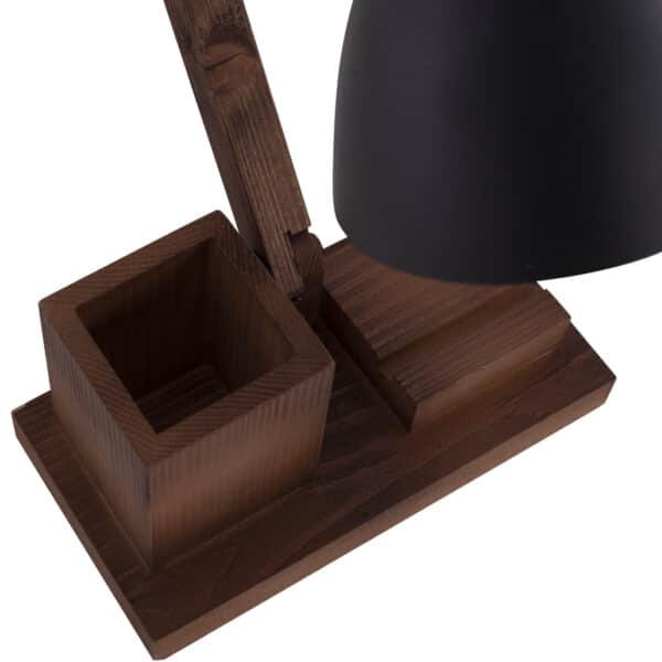 ΦΩΤΙΣΤΙΚΟ ΓΡΑΦΕΙΟΥ ΞΥΛΙΝΟ ΚΑΡΥΔΙ ΜΕ ΜΑΥΡΟ ΚΑΠΕΛΟ 23x35x50Υεκ.HM7702.01 - Image 6