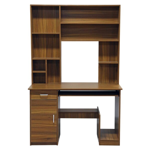 ΓΡΑΦΕΙΟ ΜΕ ΒΙΒΛΙΟΘΗΚΗ-ΡΑΦΙΕΡΑ STATUS ΚΑΡΥΔΙ HM2032.04 120x55x182 εκ. - Image 3