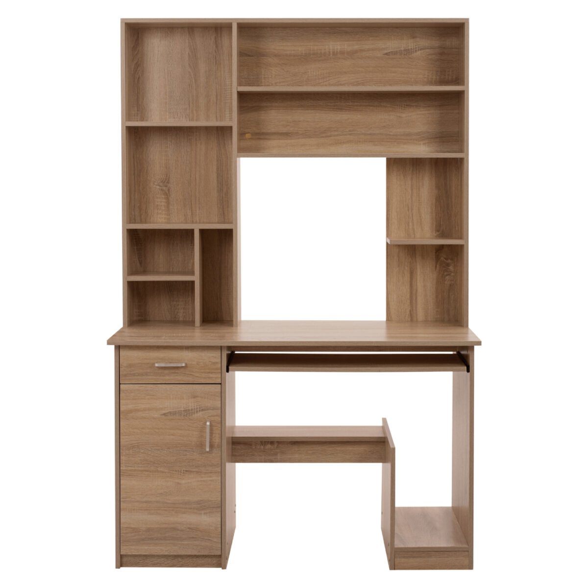 ΓΡΑΦΕΙΟ ΜΕ ΒΙΒΛΙΟΘΗΚΗ-ΡΑΦΙΕΡΑ STATUS HM2032.02 SONOMA 120X55X182 - Image 3