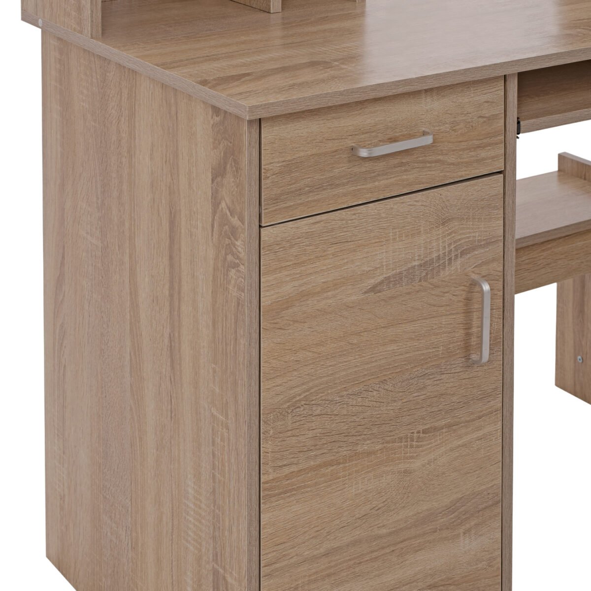 ΓΡΑΦΕΙΟ ΜΕ ΒΙΒΛΙΟΘΗΚΗ-ΡΑΦΙΕΡΑ STATUS HM2032.02 SONOMA 120X55X182 - Image 8