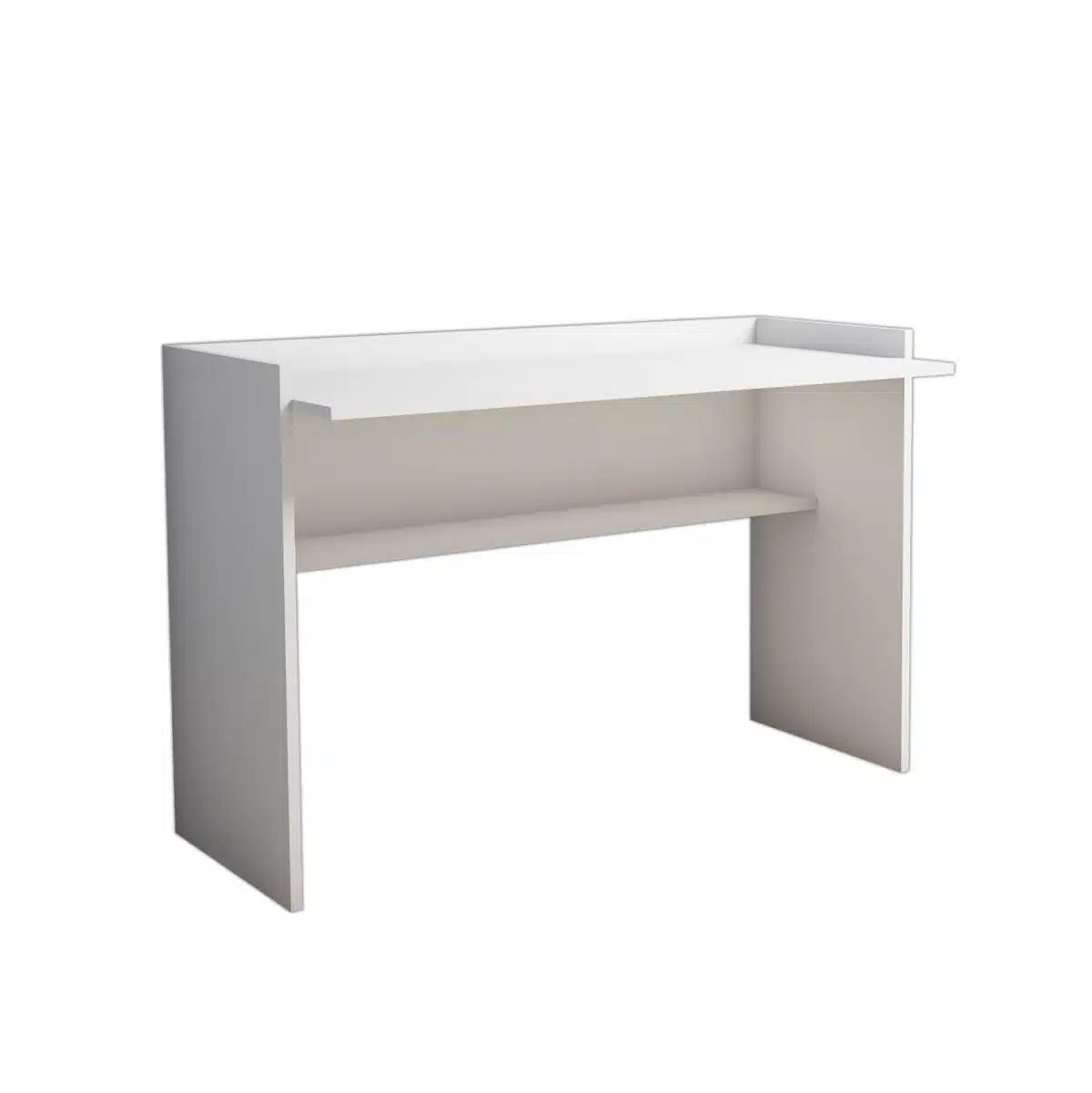 ΓΡΑΦΕΙΟ ΜΕΛΑΜΙΝΗΣ ΛΕΥΚΟ 118x58x80Υεκ.HM9227.11 - Image 4