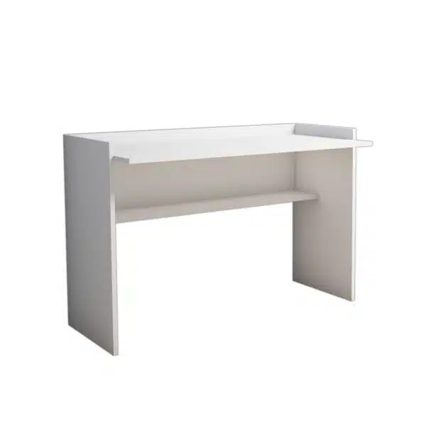 ΓΡΑΦΕΙΟ ΜΕΛΑΜΙΝΗΣ ΛΕΥΚΟ 118x58x80Υεκ.HM9227.11 - Image 4