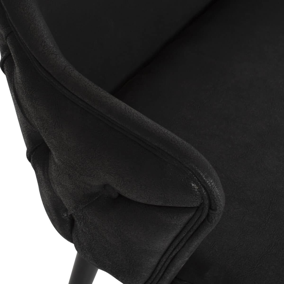 ΚΑΝΑΠΕΣ 2-ΘΕΣΙΟΣ ΕΠΑΓΓΕΛΜΑΤΙΚΟΣ CARLOS HM9273.14 ΜΑΥΡΟΣ Τ.NUBUCK-ΞΥΛΙΝΑ ΠΟΔΙΑ 119x60x84Yεκ. - Image 8