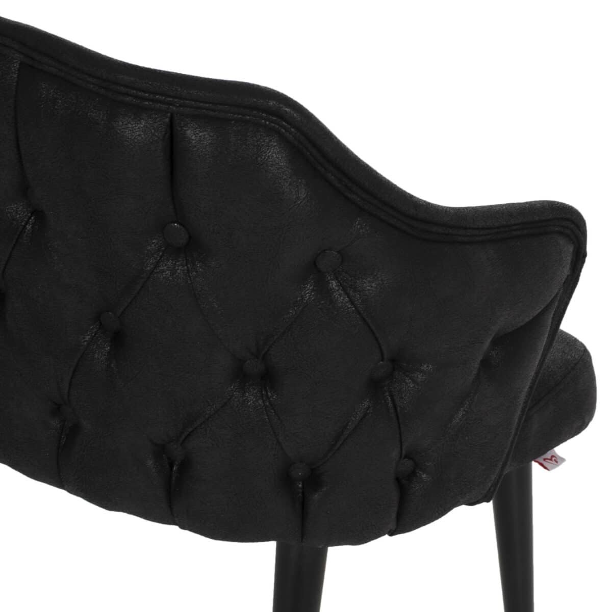 ΚΑΝΑΠΕΣ 2-ΘΕΣΙΟΣ ΕΠΑΓΓΕΛΜΑΤΙΚΟΣ CARLOS HM9273.14 ΜΑΥΡΟΣ Τ.NUBUCK-ΞΥΛΙΝΑ ΠΟΔΙΑ 119x60x84Yεκ. - Image 10