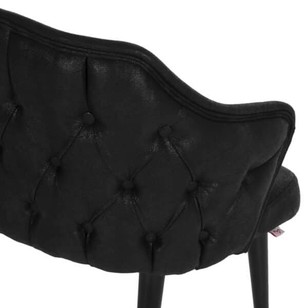 ΚΑΝΑΠΕΣ 2-ΘΕΣΙΟΣ ΕΠΑΓΓΕΛΜΑΤΙΚΟΣ CARLOS HM9273.14 ΜΑΥΡΟΣ Τ.NUBUCK-ΞΥΛΙΝΑ ΠΟΔΙΑ 119x60x84Yεκ. - Image 10