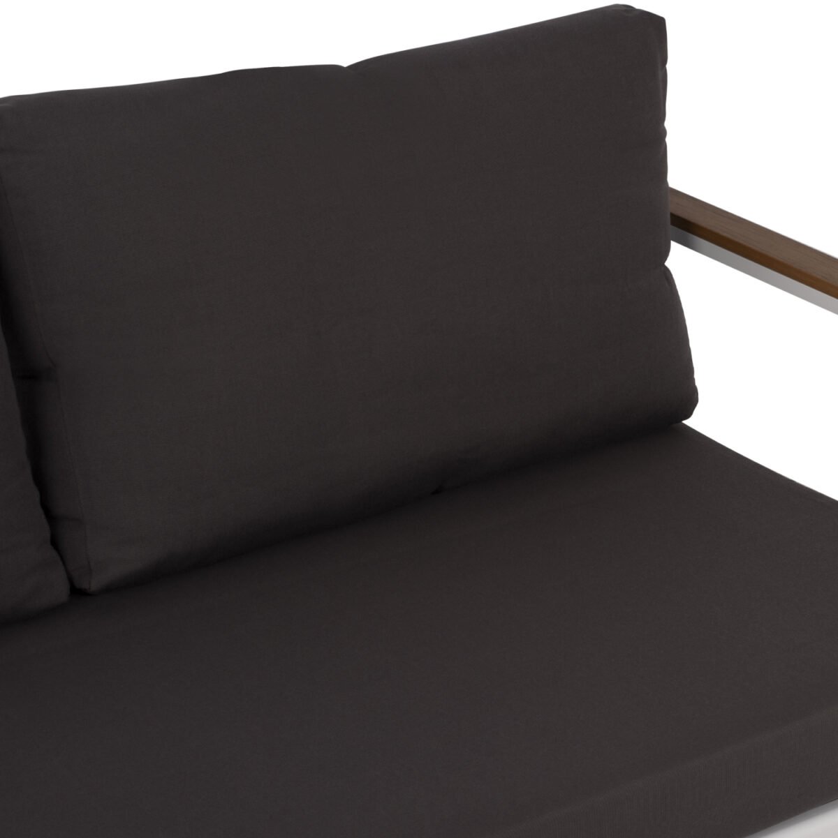 ΚΑΝΑΠΕΣ 2-ΘΕΣΙΟΣ SAFIYA HM5523.01 ΑΛΟΥΜΙΝΙΟ ΛΕΥΚΟ-ΑΝΘΡΑΚΙ ΜΑΞΙΛΑΡΙΑ 144x70x85Υεκ - Image 5