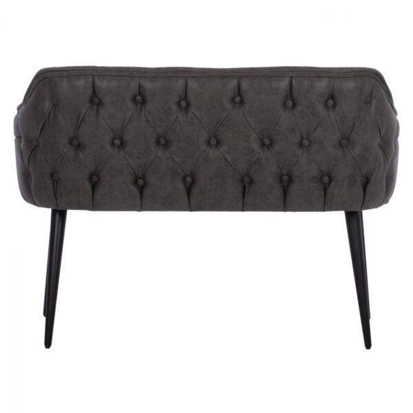 ΚΑΝΑΠΕΣ 2-ΘΕΣΙΟΣ ΕΠΑΓΓΕΛΜ. CARLOS HM9273.11 ΓΚΡΙ T.NUBUCΚ-ΞΥΛΙΝΑ ΠΟΔΙΑ 119x60x84Υεκ. - Image 4