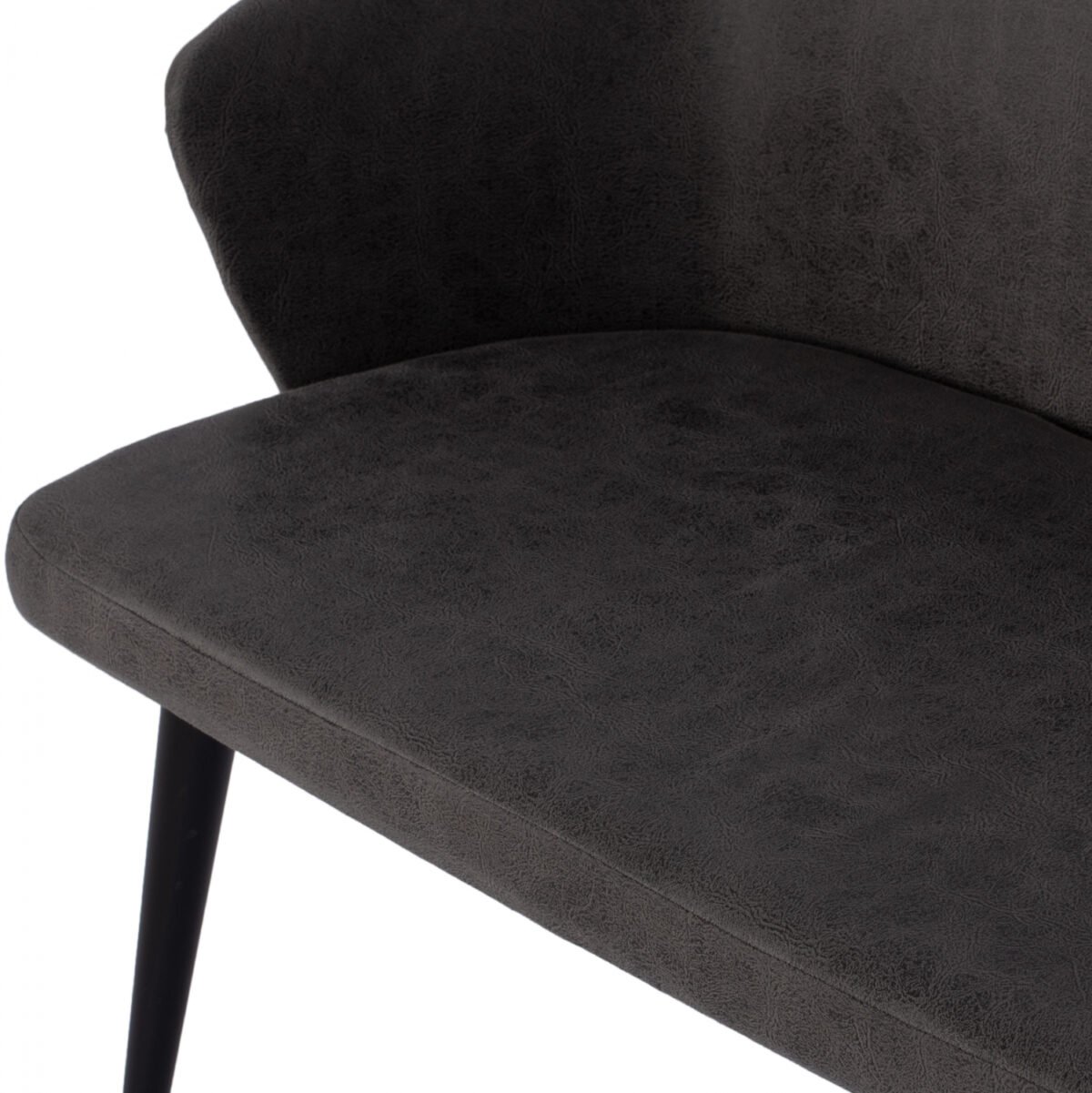 ΚΑΝΑΠΕΣ 2-ΘΕΣΙΟΣ ΕΠΑΓΓΕΛΜ. CARLOS HM9273.11 ΓΚΡΙ T.NUBUCΚ-ΞΥΛΙΝΑ ΠΟΔΙΑ 119x60x84Υεκ. - Image 6