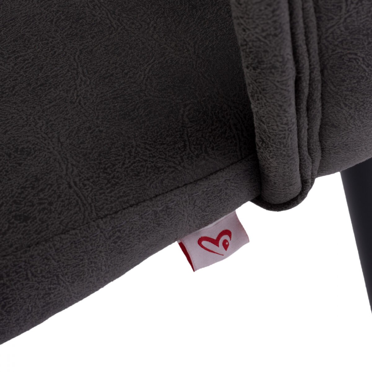 ΚΑΝΑΠΕΣ 2-ΘΕΣΙΟΣ ΕΠΑΓΓΕΛΜ. CARLOS HM9273.11 ΓΚΡΙ T.NUBUCΚ-ΞΥΛΙΝΑ ΠΟΔΙΑ 119x60x84Υεκ. - Image 7