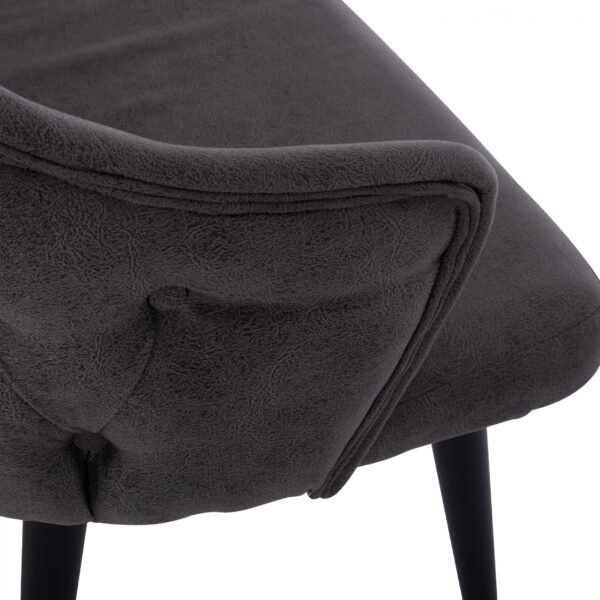 ΚΑΝΑΠΕΣ 2-ΘΕΣΙΟΣ ΕΠΑΓΓΕΛΜ. CARLOS HM9273.11 ΓΚΡΙ T.NUBUCΚ-ΞΥΛΙΝΑ ΠΟΔΙΑ 119x60x84Υεκ. - Image 8