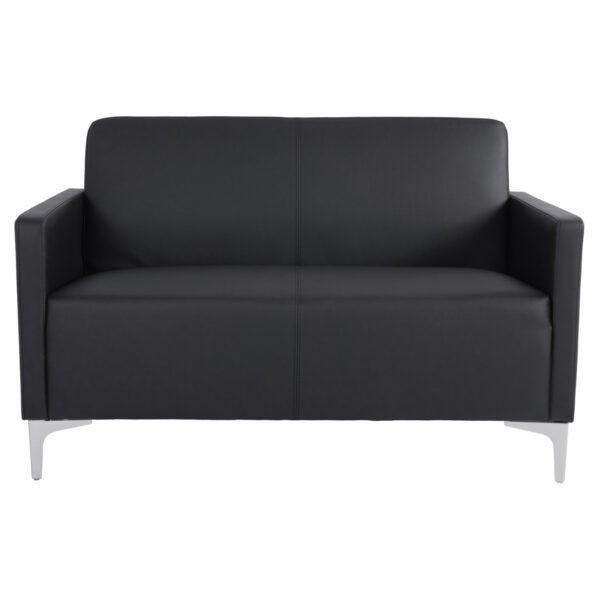 ΚΑΝΑΠΕΣ 2ΘΕΣΙΟΣ NELLIE HM3159.21 ΜΕ ΜΑΥΡΟ PU 113x71x71Υ εκ. - Image 3