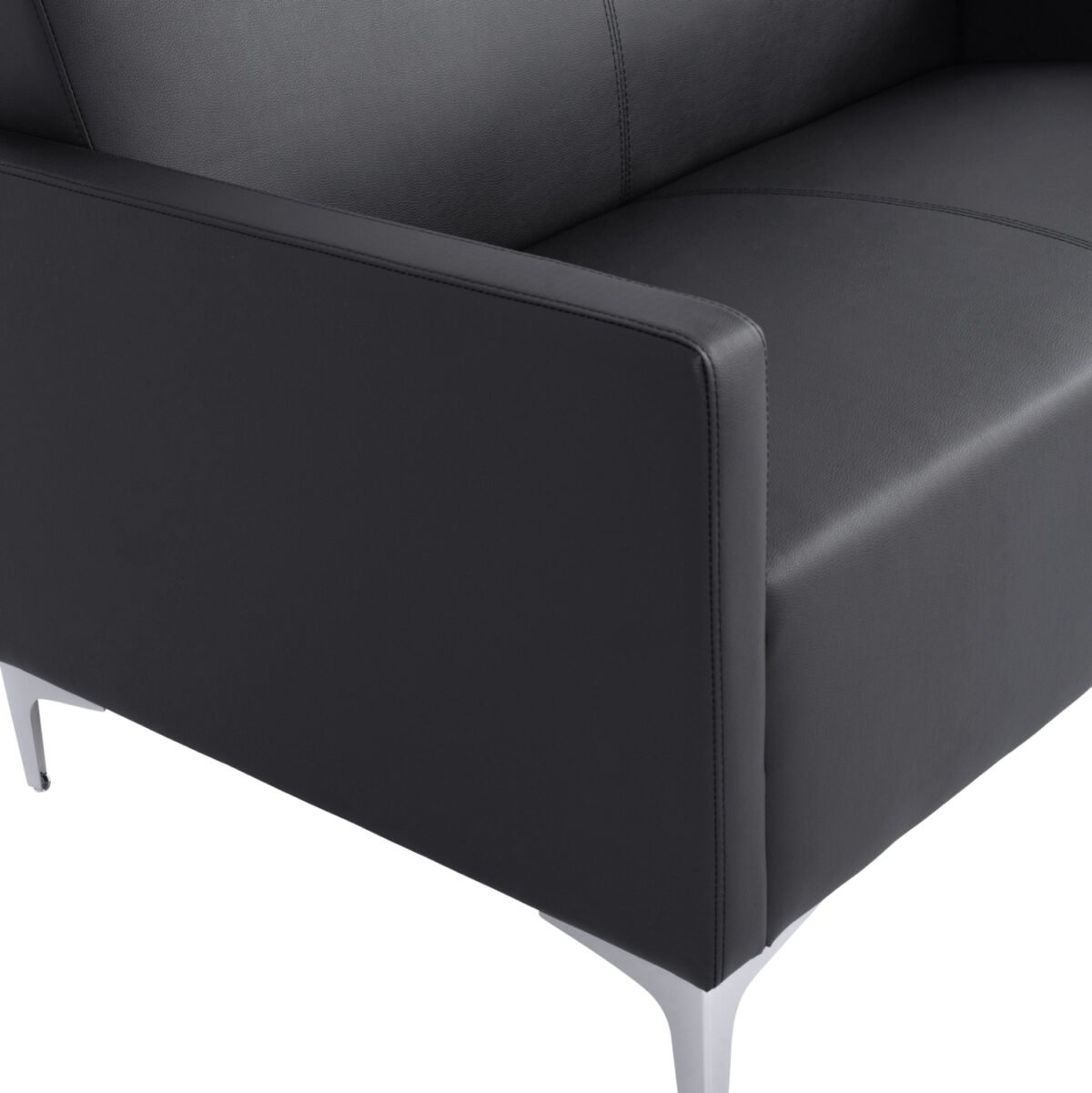 ΚΑΝΑΠΕΣ 2ΘΕΣΙΟΣ NELLIE HM3159.21 ΜΕ ΜΑΥΡΟ PU 113x71x71Υ εκ. - Image 5