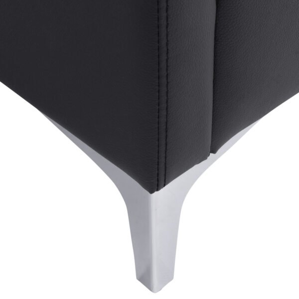 ΚΑΝΑΠΕΣ 2ΘΕΣΙΟΣ NELLIE HM3159.21 ΜΕ ΜΑΥΡΟ PU 113x71x71Υ εκ. - Image 8