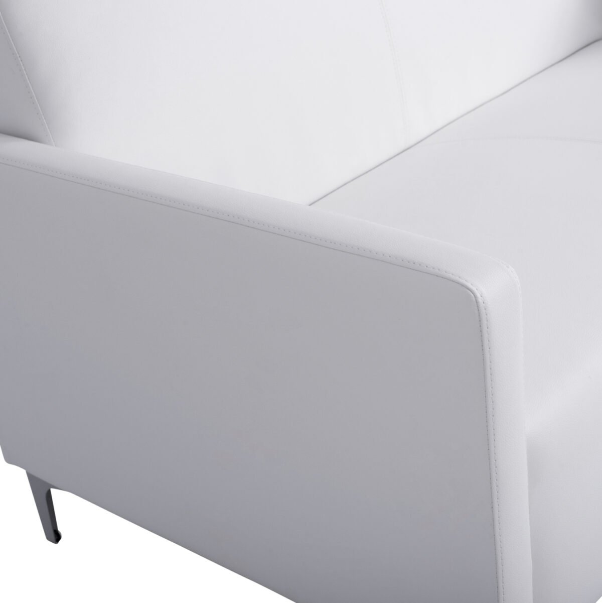 ΚΑΝΑΠΕΣ 2ΘΕΣΙΟΣ NELLIE HM3159.22 ΜΕ ΛΕΥΚΟ PU 113x71x71Υ εκ. - Image 7