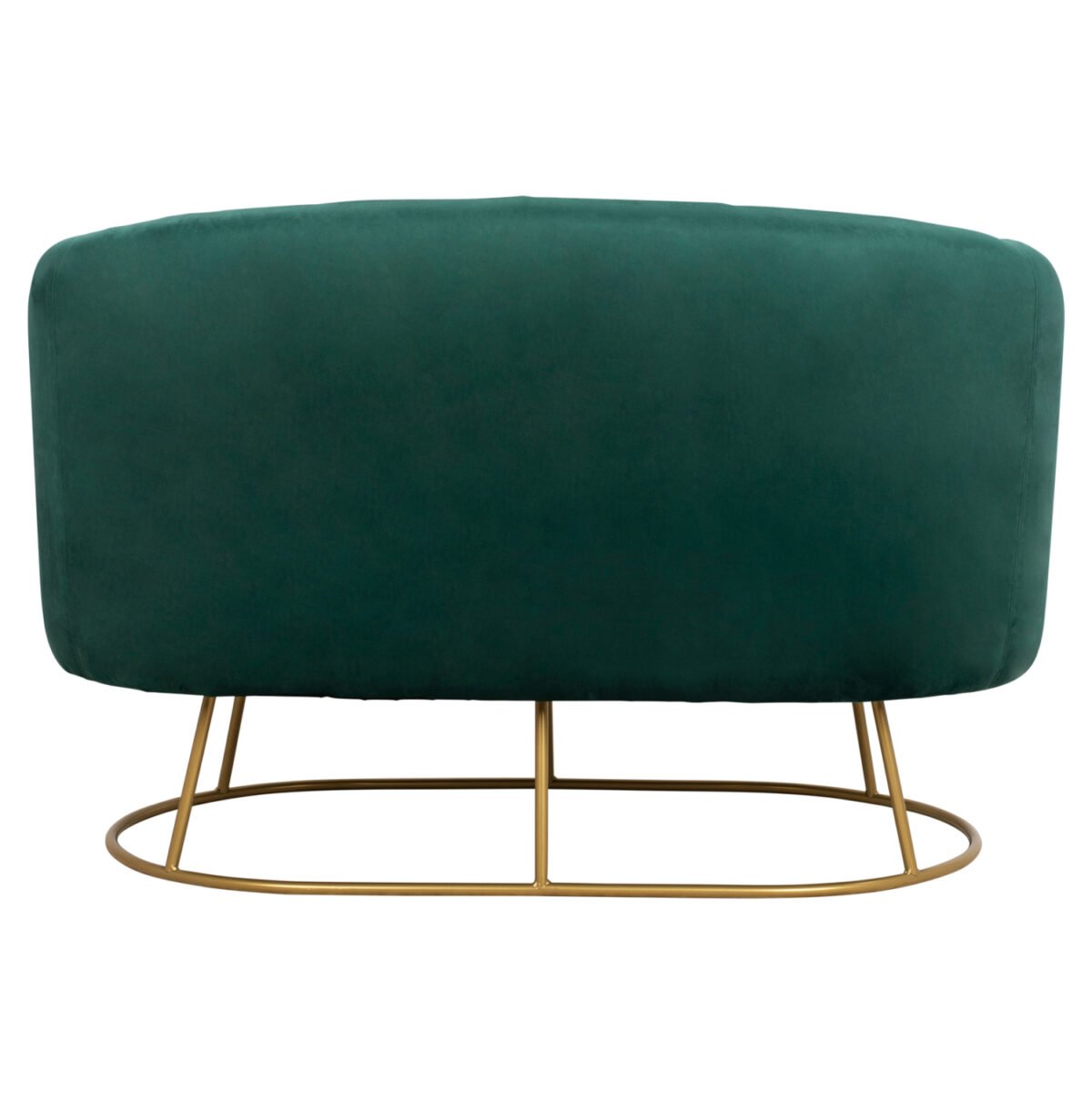 ΚΑΝΑΠΕΣ 2ΘΕΣΙΟΣ ARIEN HM8492.03 ΑΠΟ ΒΕΛΟΥΔΟ ΚΥΠΑΡΙΣΣΙ ΜΕ ΧΡΥΣΗ ΒΑΣΗ 125X80X84Y εκ. - Image 4