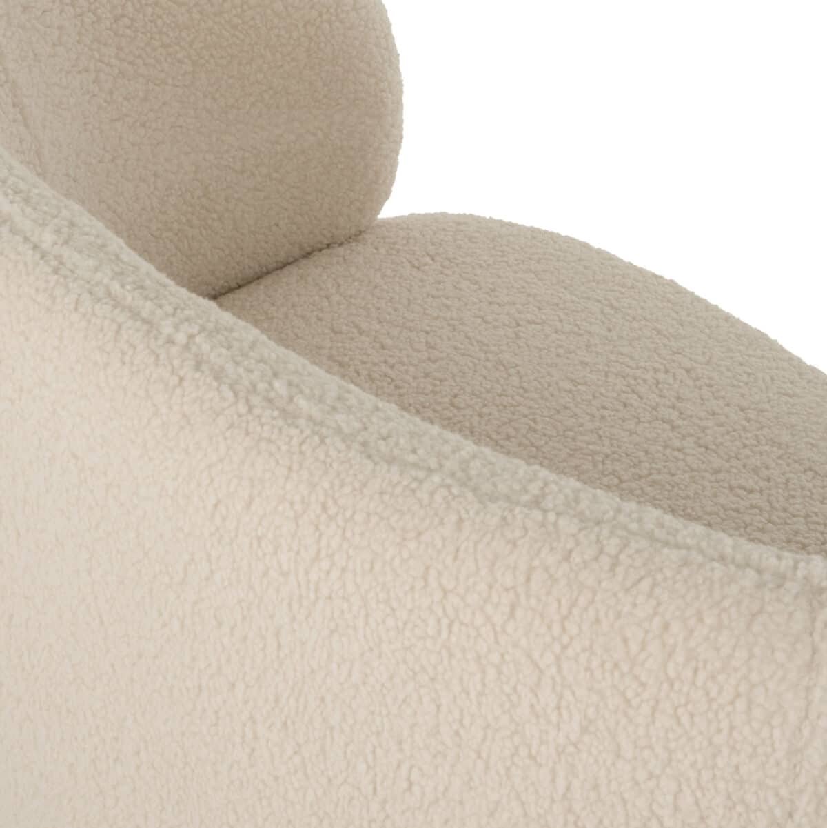 ΚΑΝΑΠΕΣ 2ΘΕΣΙΟΣ ARIEN HM8492.20 ΕΚΡΟΥ ΜΠΟΥΚΛΕ ΥΦΑΣΜΑ ΜΕ ΧΡΥΣΗ ΒΑΣΗ 130x75x85Y εκ. - Image 8