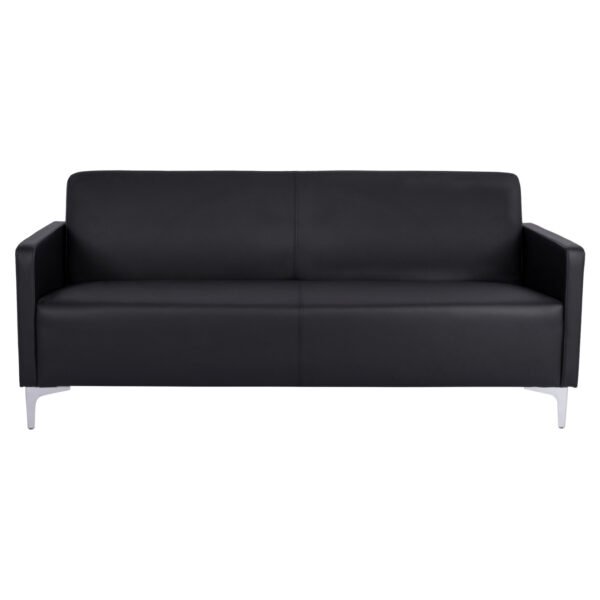 ΚΑΝΑΠΕΣ 3ΘΕΣΙΟΣ NELLIE HM3159.31 ΜΕ ΜΑΥΡΟ PU 163x71x71Υ εκ. - Image 3