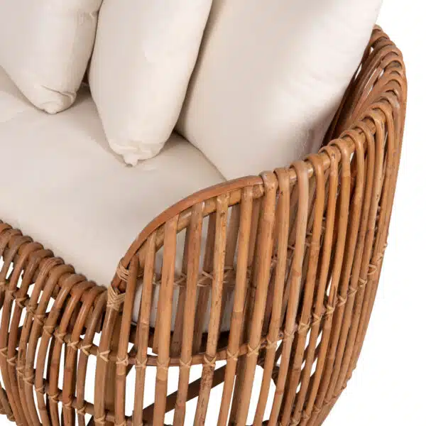 ΚΑΝΑΠΕΣ-ΑΝΑΚΛΙΝΤΡΟ LANTRY HM5991 ΦΥΣΙΚΟ RATTAN- ΛΕΥΚΑ ΜΑΞΙΛΑΡΙΑ 215x60x78Yεκ. - Image 8