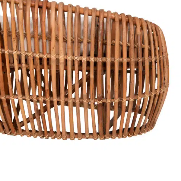 ΚΑΝΑΠΕΣ-ΑΝΑΚΛΙΝΤΡΟ LANTRY HM5991 ΦΥΣΙΚΟ RATTAN- ΛΕΥΚΑ ΜΑΞΙΛΑΡΙΑ 215x60x78Yεκ. - Image 10