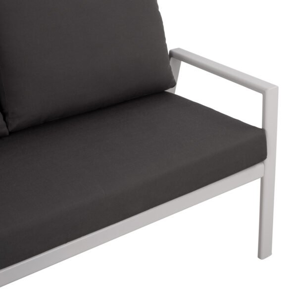 ΚΑΝΑΠΕΣ ΔΙΘΕΣΙΟΣ ΑΛΟΥΜΙΝΙΟΥ TABBY HM5561.01 ΛΕΥΚΟΣ ΜΕ ΜΑΞΙΛΑΡΙΑ - Image 6