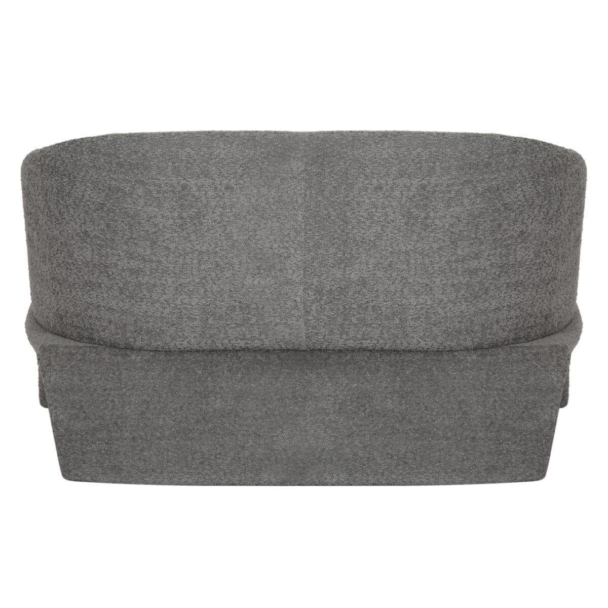 ΚΑΝΑΠΕΣ ΔΙΘΕΣΙΟΣ BEVY2 HM9678.01 ΓΚΡΙ ΜΠΟΥΚΛΕ ΥΦΑΣΜΑ-ΜΕΤΑΛΛΙΚΟΣ ΣΚΕΛΕΤΟΣ 128x72x74Υεκ. - Image 5