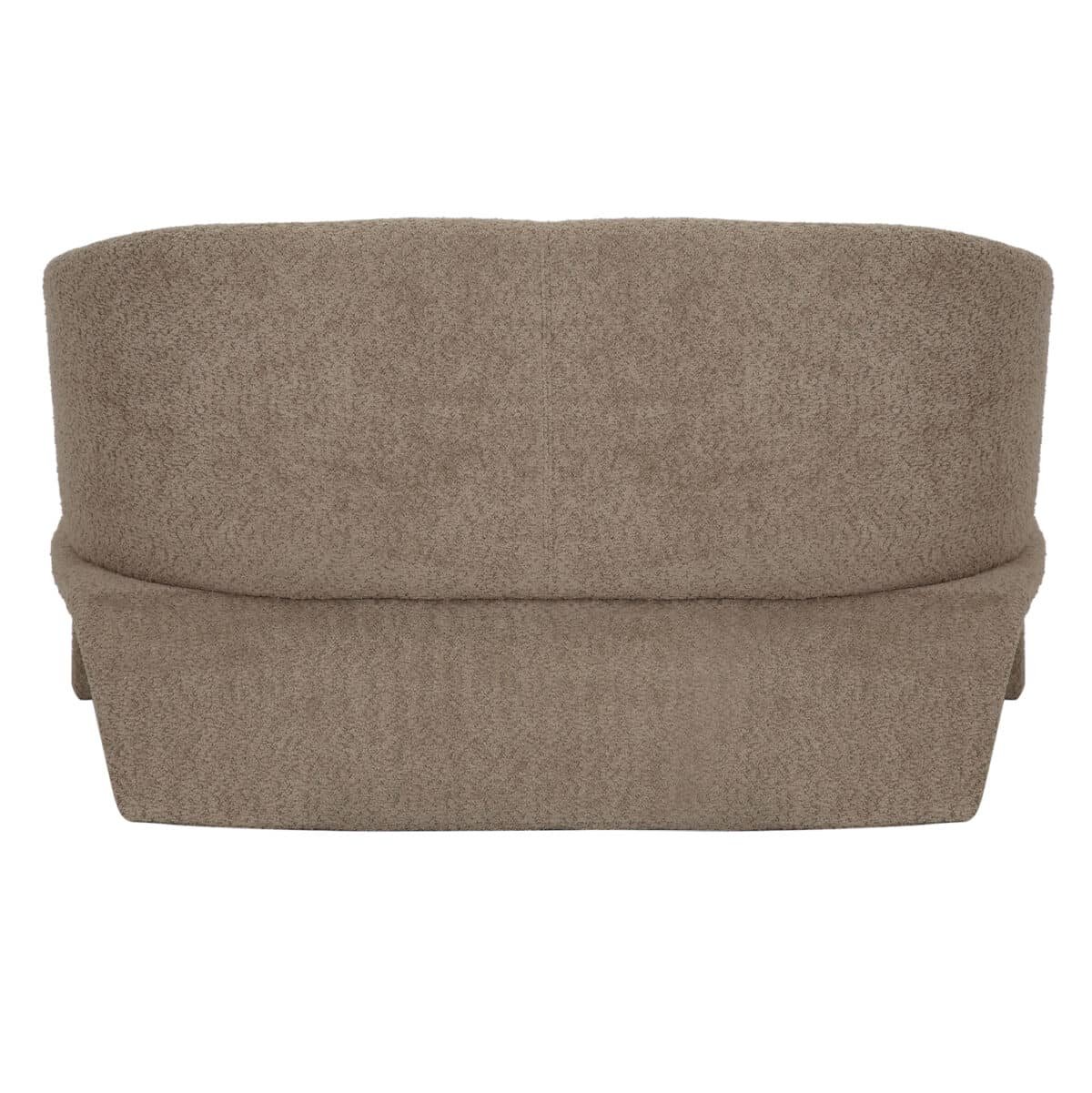 ΚΑΝΑΠΕΣ ΔΙΘΕΣΙΟΣ BEVY2 HM9678.03 ΜΠΕΖ ΜΠΟΥΚΛΕ ΥΦΑΣΜΑ-ΜΕΤΑΛΛΙΚΟΣ ΣΚΕΛΕΤΟΣ 128x72x74Υεκ. - Image 5