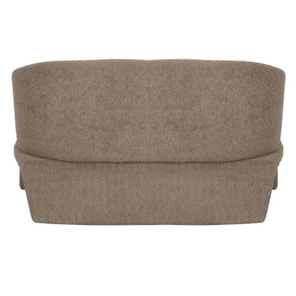 ΚΑΝΑΠΕΣ ΔΙΘΕΣΙΟΣ BEVY2 HM9678.03 ΜΠΕΖ ΜΠΟΥΚΛΕ ΥΦΑΣΜΑ-ΜΕΤΑΛΛΙΚΟΣ ΣΚΕΛΕΤΟΣ 128x72x74Υεκ. - Image 5