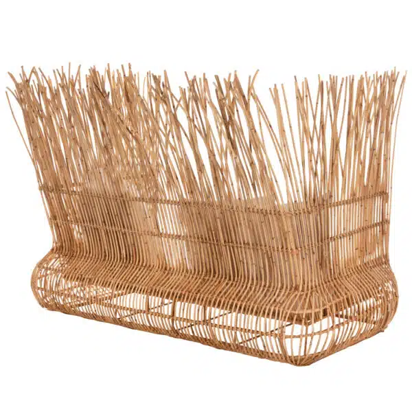 ΚΑΝΑΠΕΣ ΕΞ. ΧΩΡΟΥ ZEPHYR HM5988 ΚΑΛΑΜΙΑ RATTAN ΦΥΣΙΚΟ-ΜΠΕΖ ΜΑΞΙΛΑΡΙΑ 200x120x142Yεκ. - Image 5
