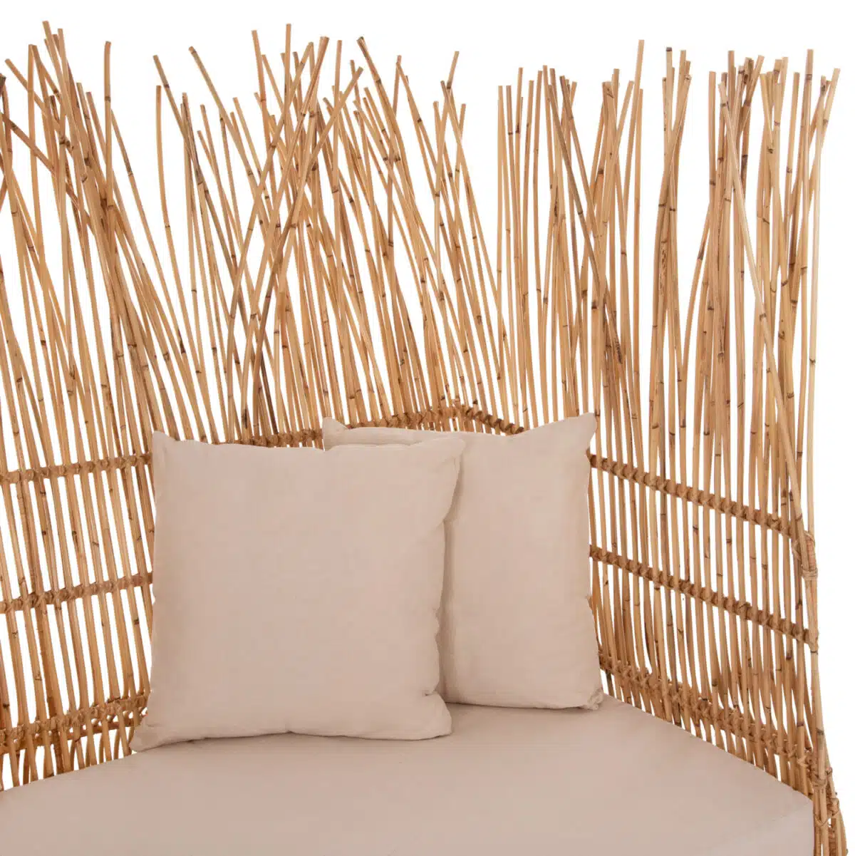 ΚΑΝΑΠΕΣ ΕΞ. ΧΩΡΟΥ ZEPHYR HM5988 ΚΑΛΑΜΙΑ RATTAN ΦΥΣΙΚΟ-ΜΠΕΖ ΜΑΞΙΛΑΡΙΑ 200x120x142Yεκ. - Image 7