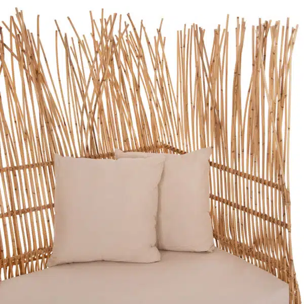 ΚΑΝΑΠΕΣ ΕΞ. ΧΩΡΟΥ ZEPHYR HM5988 ΚΑΛΑΜΙΑ RATTAN ΦΥΣΙΚΟ-ΜΠΕΖ ΜΑΞΙΛΑΡΙΑ 200x120x142Yεκ. - Image 7