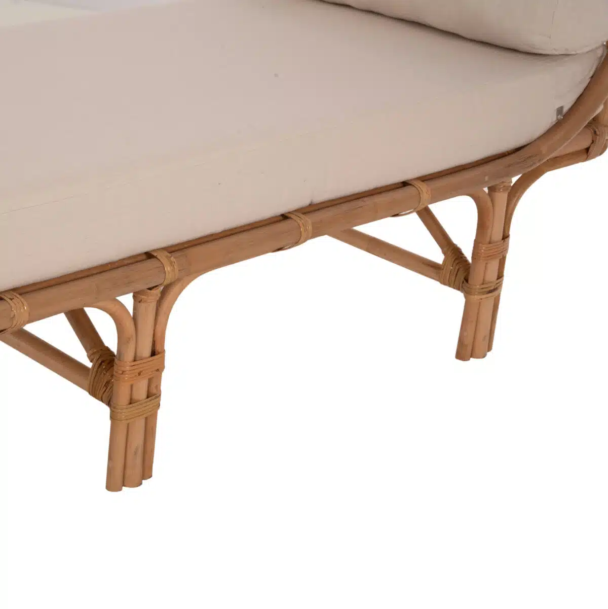 ΚΑΝΑΠΕΣ ΕΞΩΤΕΡΙΚΟΥ ΧΩΡΟΥ CHARMELLA HM9659 ΦΥΣΙΚΟ RATTAN-ΜΠΕΖ ΜΑΞΙΛΑΡΙΑ 187x69x76Yεκ. - Image 7