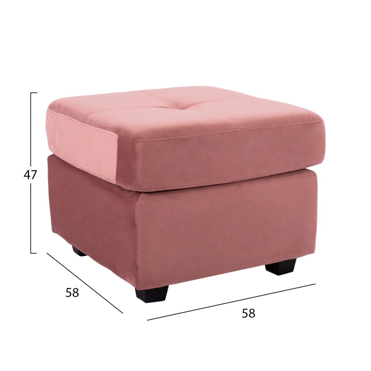 ΚΑΝΑΠΕΣ ΓΩΝΙΑ ΑΝΑΣΤΡΕΨΙΜΗ PAGE ΥΦΑΣΜΑ ΒΕΛΟΥΔΟ ΣΑΠΙΟ ΜΗΛΟ 207x145x85Y εκ.HM3004.12 - Image 3