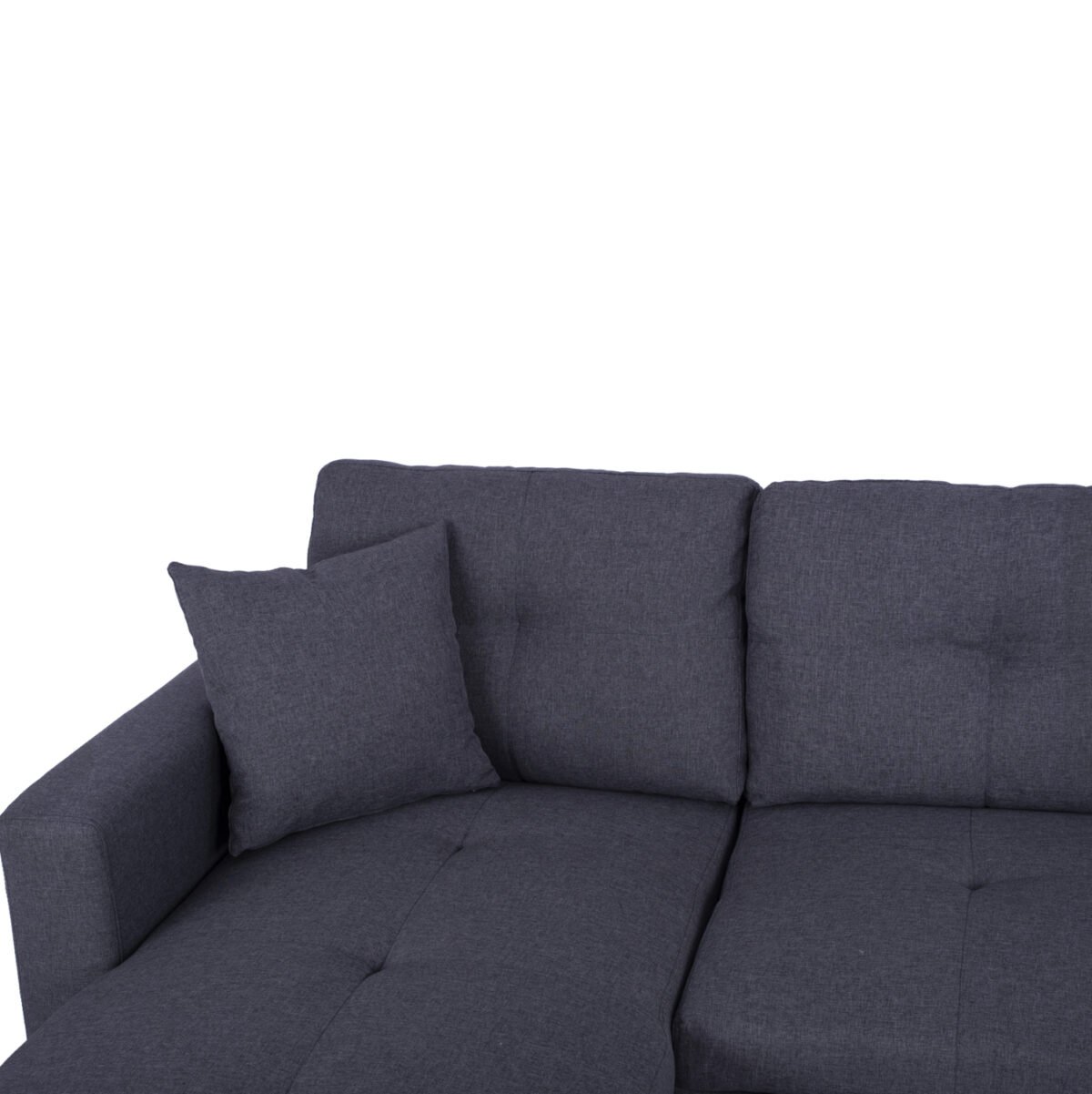 ΚΑΝΑΠΕΣ ΓΩΝΙΑ ΚΡΕΒΑΤΙ WAYNE 224x147x85Υεκ. HM3028.11 ΓΚΡΙ ΥΦΑΣΜΑ - Image 7