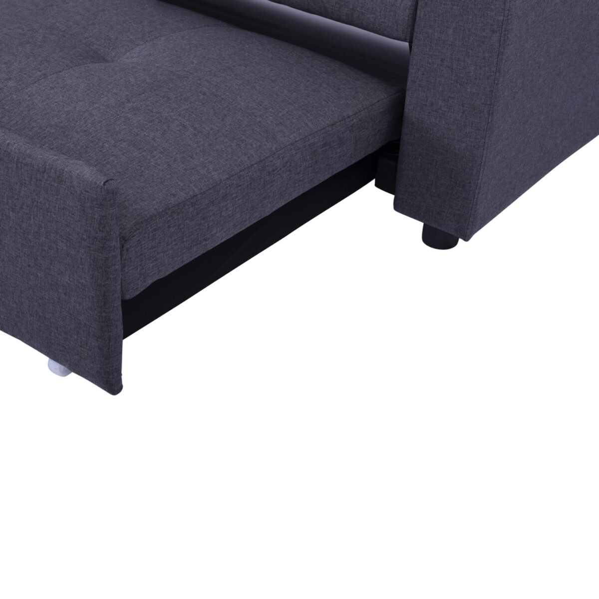 ΚΑΝΑΠΕΣ ΓΩΝΙΑ ΚΡΕΒΑΤΙ WAYNE 224x147x85Υεκ. HM3028.11 ΓΚΡΙ ΥΦΑΣΜΑ - Image 10