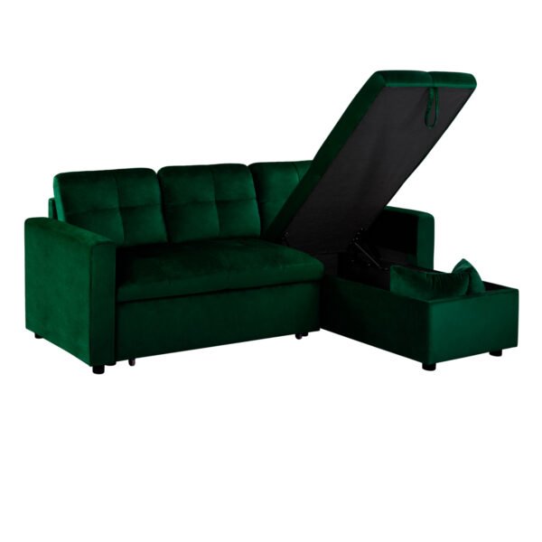 ΚΑΝΑΠΕΣ ΓΩΝΙΑ ΚΡΕΒΑΤΙ WAYNE 224x147x85Υεκ. HM3028.13 ΒΕΛΟΥΔΟ ΚΥΠΑΡΙΣΣΙ - Image 4