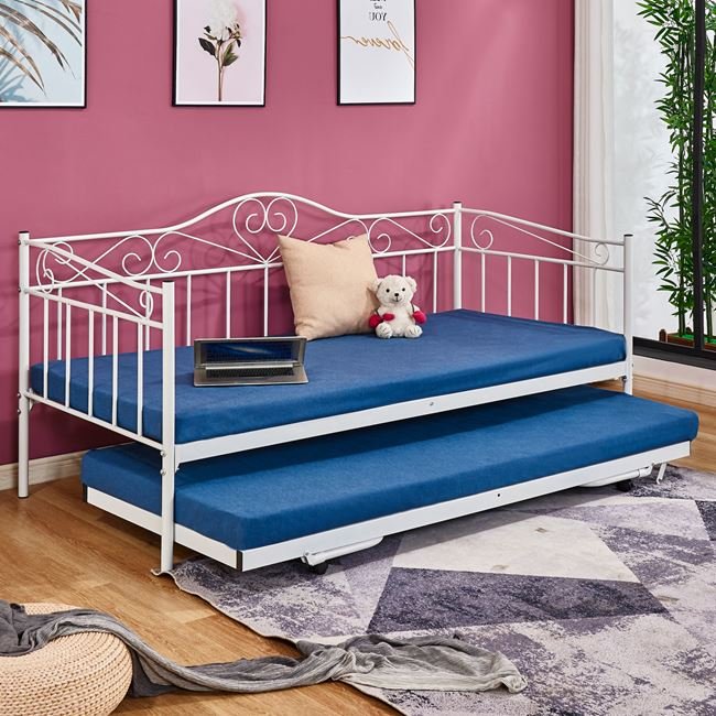 ΚΑΝΑΠΕΣ ΚΡΕΒΑΤΙ MAEKO 190Χ90 ΛΕΥΚΟΣ+ΕΠΕΚΤ/ΜΕΝΟ ΒΟΗΘΗΤΙΚΟ ΚΡΕΒΑΤΙ 85Χ185 HM571.02 ΚΑΝΑΠΕΣ ΚΡΕΒΑΤΙ MAEKO 190Χ90 ΛΕΥΚΟΣ+ΕΠΕΚΤ/ΜΕΝΟ ΒΟΗΘΗΤΙΚΟ ΚΡΕΒΑΤΙ 85Χ185 HM571.02